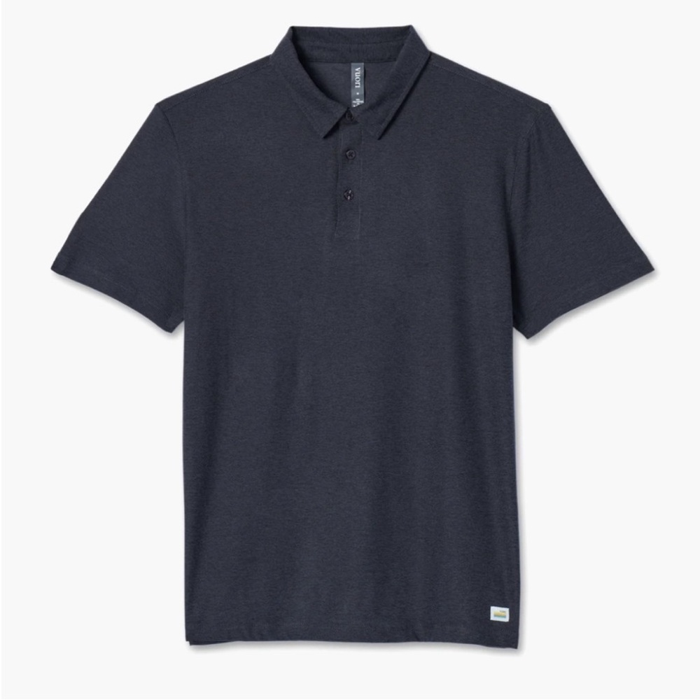 Vuori Men's Charcoal Strato Tech Polo